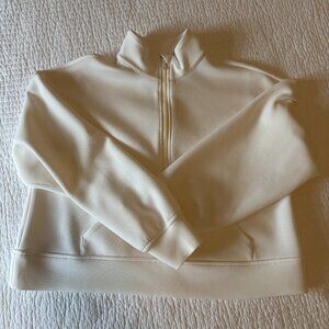All in Motion Quarter-Zip Pullover - XS (Off-White/Cream)